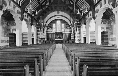 Interior of chapel